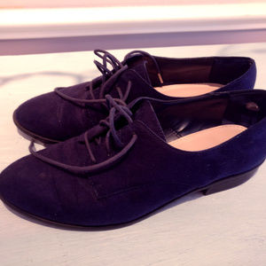 Bar III Blue Suede Shoes
